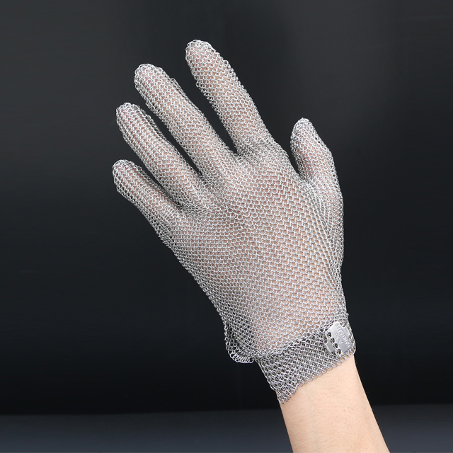 stainless steel metal mesh butcher gloves for sale
