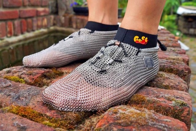 Chainmail Shoes-China's best supplier of stainless steel chain mail shoes