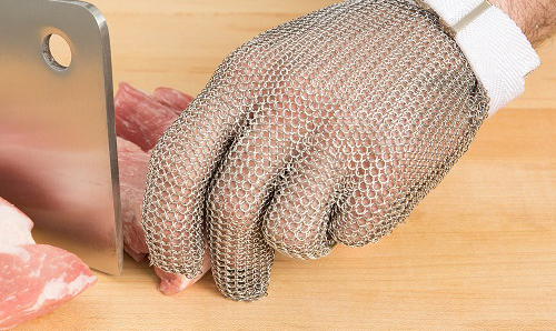 5101-Five Finger Wrist Glove With Textile Strap