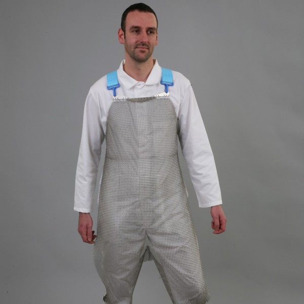 Split Leg Metal Mesh Apron used for body protection made from stainless steel wire 304 