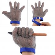 Stainless Steel Metal Mesh Full Hand Glove  